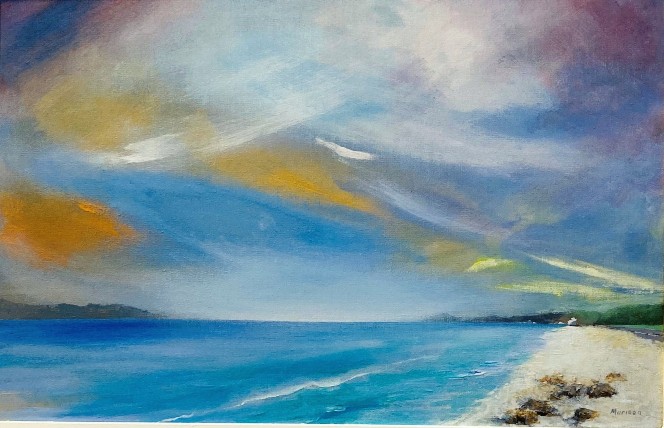 'Arran and Bute from Seamill' by artist Michael Murison